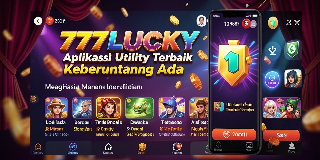 Tampilan antarmuka utama 777LUCKY yang menarik dan informatif.