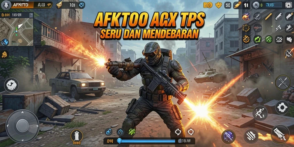 Tangkapan layar utama AFKTOTO menampilkan aksi pertempuran TPS yang mendebarkan.