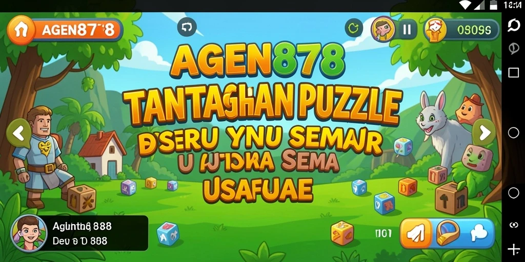 Gameplay seru AGEN878 dengan berbagai puzzle menarik.