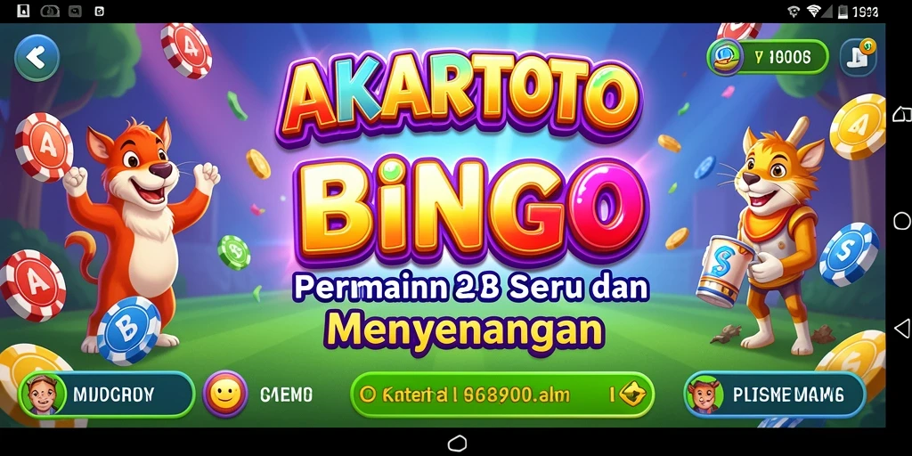 Tampilan permainan Bingo yang memukau dan interaktif.