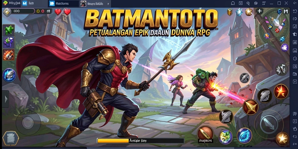 Menampilkan gameplay RPG yang seru dan penuh tantangan.