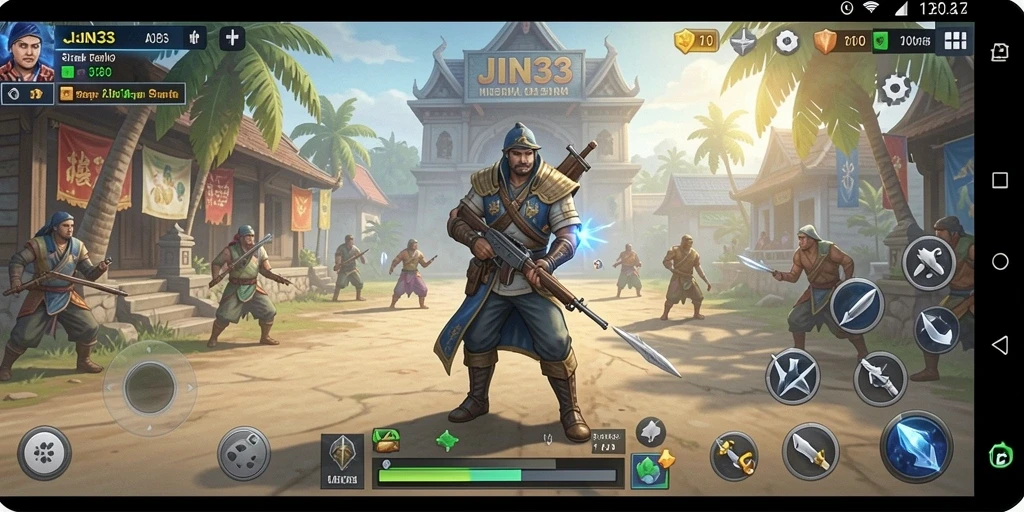 Tampilan gameplay mendebarkan di JIN33, tunjukkan taktik Anda.