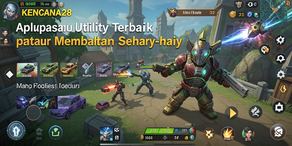 Tampilan antarmuka KENCANA28 yang menarik dan user-friendly.