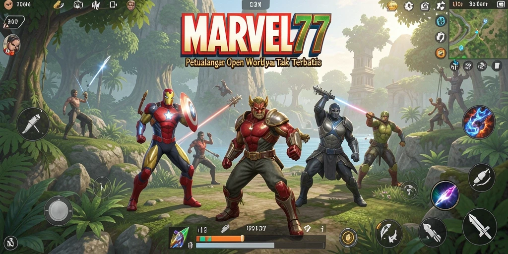 Tampilan gameplay <strong>MARVEL77</strong> yang seru di dunia Open World.