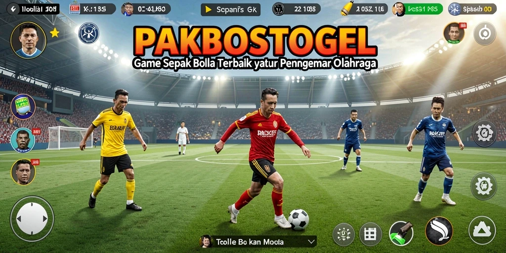 Tampilan menarik dan gameplay interaktif dalam PAKBOSTOGEL.