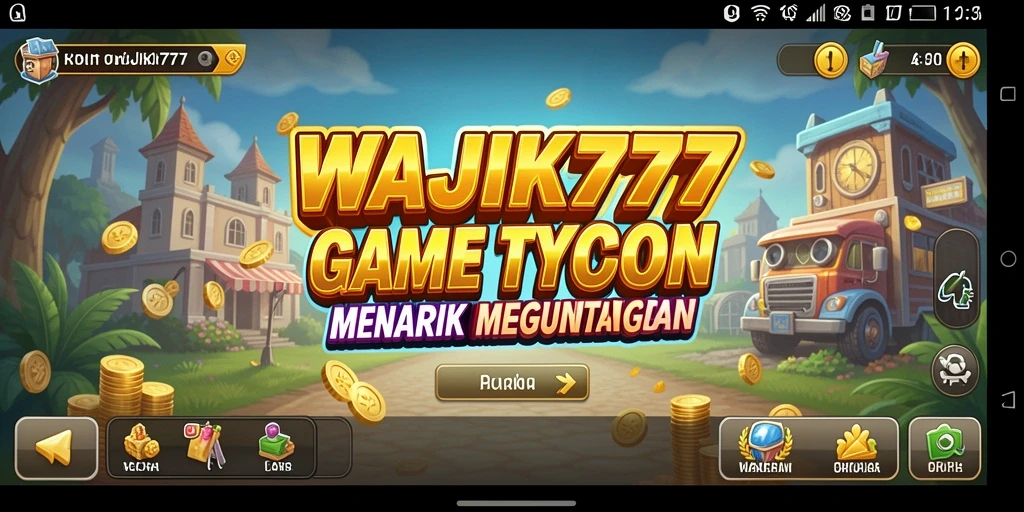 Tampilan gameplay menarik dari WAJIK777 yang penuh strategi Tycoon.