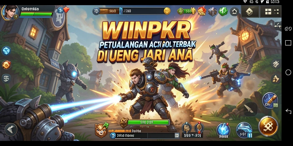 Tampilan menarik dari gameplay ARPG di WINPKR.